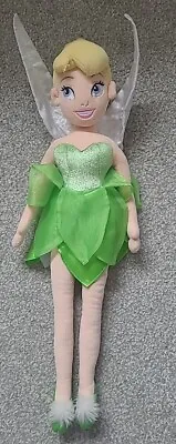 20” Disney Store Plush Soft Fairy Doll Toy  Tinkerbell  Peter Pan Tinkerbelle • £2.99