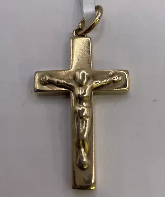 9ct Yellow Gold Cross Pendant 8.3g • £265