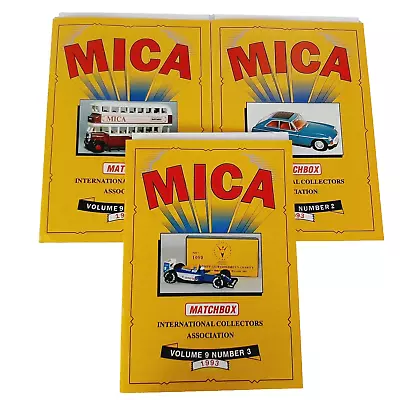 3 1993 Vol. 9 MICA Matchbox International Collectors Association Newsletters • $12.99