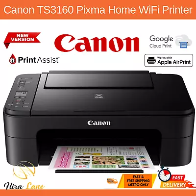 $69.99 • Buy Wireless Printer CANON Print Photo Scan Copy Document Student Home Office WIFI