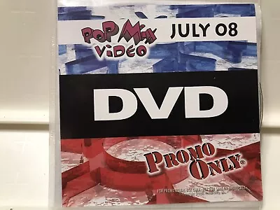 Rare DVD Sleeve PROMO ONLY Pop Mix Video 2008 July Madonna Rhianna Heart U2 • $59.95