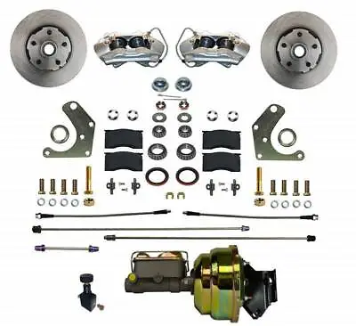 1965-72 Mopar C Body Leed Brakes Front Power Disc Brake Kit (plain; Power Drum) • $1279