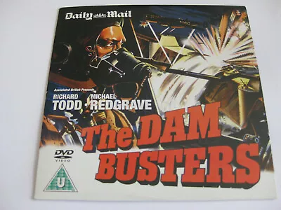 The Dam Busters. Richard Todd.  Michael Redgrave. Promo Dvd. B/W. 120 Mins. • £1.75