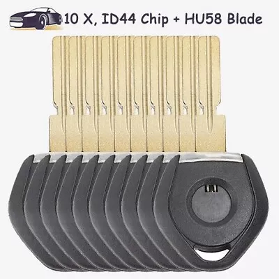 10 X With Led Light Ignition Transponder ID44 Chip Key For BMW E38 E39 E36 Z3 • $69.90