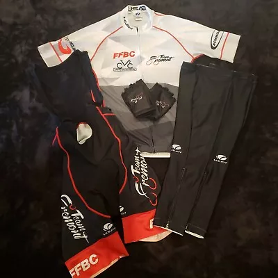 Voler Team Fremont Racing Team Cycling Kit - Jersey Bibs Gloves Warmers Thermal • $95
