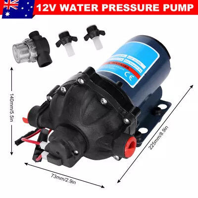$95.95 • Buy 12V Water Pump 20Lpm 70PSI High Pressure Self Priming Tap Boat Caravan Camping