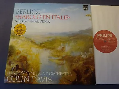 BERLIOZ - HAROLD IN ITALY LP London S/O Colin Davis PHILIPS 9500 026 • £2