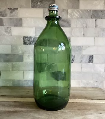 7-up 2 Liter 12” Vintage Glass Bottle W/Cap • $12