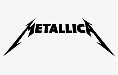 Metallica Metal Music Band Sticker Logo Vinyl Decal Custom Colours Car Window  • £2.95