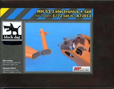 Blackdog Models 1/72 SIKORSKY MH-53J ELECTRONICS & TAIL Resin Update Set • $13.99