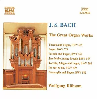 Bach - Great Organ Works CD Fast Free UK Postage • £1.86