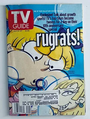 TV Guide Magazine July 21 2001 Rugrat's Character Angelica NY Metro Ed. • $9.95
