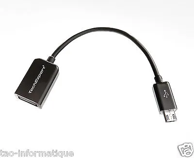 Cable USB To Micro USB OTG For Samsung Galaxy Tab 3 T3100 T3110 P5200 P5210 • £4.82