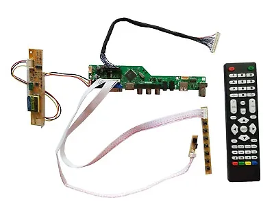 Kit For HSD150PK14-A00 1400x1050 LCD LVDS Controller Board (HDMI+USB+AV+VGA+ATV) • $24.99