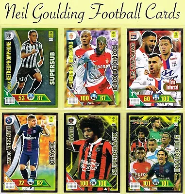 Panini LIGUE 1 [FRANCE] 2017-2018 ☆ SUPER CRACK ☆ Football Cards #415 To #471 • £0.99