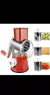 New ABS Multifunctional Manual Drum Cutter Slicer Hand Chopper Potato Shredder • $12