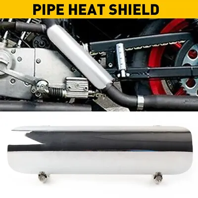 Motorcycle Exhaust Muffler Pipe Heat Shield Cover Protector Chrome For Kawasaki • $13.99
