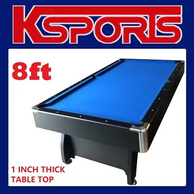 Pool Table 8ft Pub Size Snooker Billiard Table - 25mm Table Top - Home Game New • $735