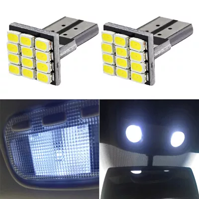 4pcs T10 12-SMD Side Marker Bulb Interior Lamps Turn Signal Dome Reading Light • $7