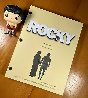 Rocky Script- 117 Pages Long- Full Script Reprint- Rocky Movie • $24.99