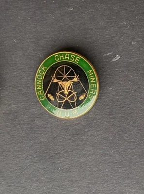£29 • Buy CANNOCK CHASE     COLLIERY MINERS STRIKE BADGE , Please Read Description