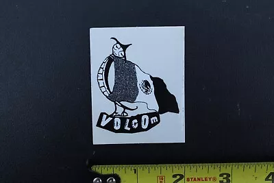 Volcom Mexico Flag Bug Clear Black Punk OG Z65A Vintage Skateboarding STICKER • $14