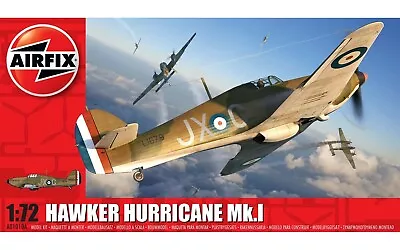 Airfix Hawker Hurricane Mk.I 1:72 Scale Plastic Model Plane Kit A01010A • $11.99