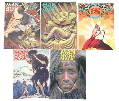 Man Myth & Magic Magazines Vintage 1974 Part 30 36 - 39 Illustrated • $29.97