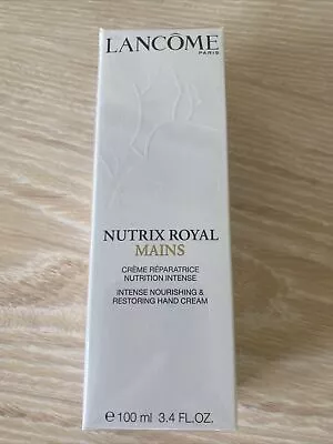 Lancome Nutrix Royal Mains INTENSE NOURISHING Restoring Hand Cream 100ml BNIB • £33