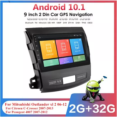 9'' Android 10.1 Quad-core Stereo GPS Player For Outlander Xl 2 06-12 2+32GB • $164.72