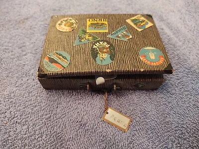 $16.66 • Buy Vintage Souvenir Photo Suitcase Hotel Flora Praha Prague Czech Republic
