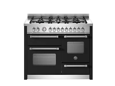 Bertazzoni Master 110cm Range Cooker XG Oven Dual Fuel Matt Black MAS116L3ENEC • £2200