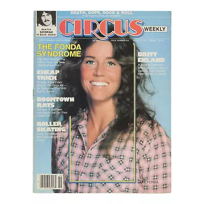 Circus Magazine April Apr 1979 #219 Jane Fonda Britt Ekland Cheap Trick • $9.99