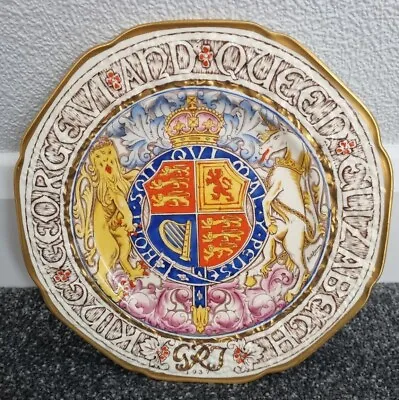 PARAGON CHINA 1937 King George VI Queen Elizabeth Coronation Souvenir Plate 8.5  • £19.99