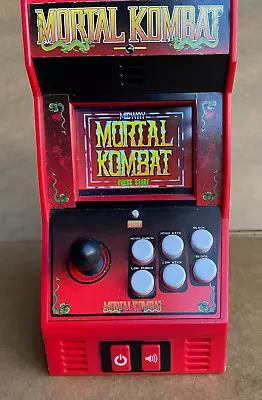 Mortal Kombat Klassic Mini Arcade Game Console Midway 09626 Tested • $18.95