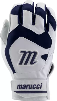 1 Pair 2021 Marucci MBGSGN2 Signature Batting Gloves White / Navy Adult XX-Large • $25.95