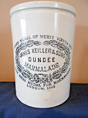 Vintage James Keiller & Sons 2lb Dundee Marmalade Pot Maling Newcastle 1906 • £24.95