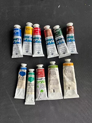 Acrylic Paints - 11 Tubes • £7