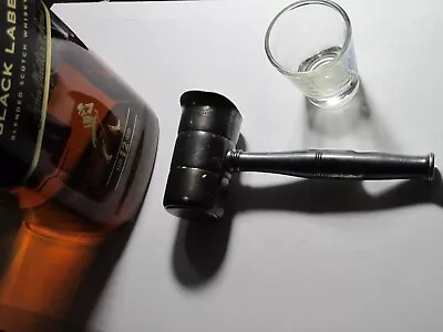 Vintage Bar Tool Jigger Measuring Cup 2oz Corkscrew Whisky - Cambridge • $42