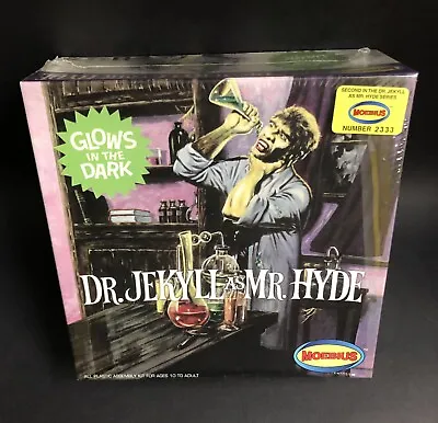 Moebius Ex-Aurora 2007 Glow “Dr. Jekyll As Mr. Hyde” 1/8 Model Kit MISB Rare! • £64.99