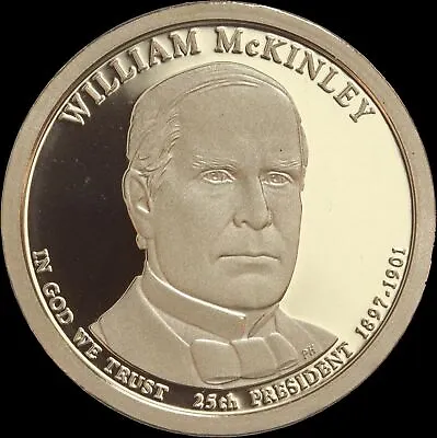 $7.98 • Buy 2013 S William McKinley Presidential Dollar Gem Deep Cameo PROOF