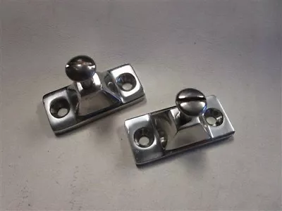 Bimini Stainless Steel Side Mount Deck Hinge Pair Of (2) Marine Boat • $9.95