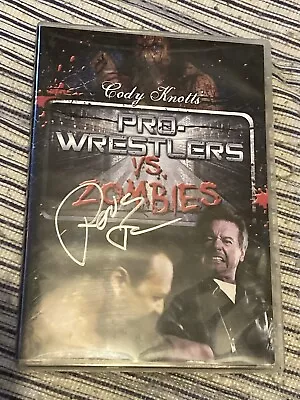 Pro Wrestlers Vs Zombies [DVD] -  CD Signed By Rowdy Roddy Piper WWF WWE WCW ECW • $80