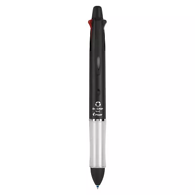 Pilot Dr. Grip 4 + 1 Multi-Function Pen/Pencil 4 Assorted Inks Black Barrel • $14.99