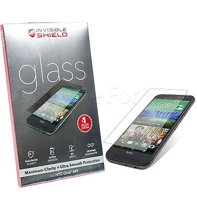 $25.28 • Buy ZAGG Invisible Shield Clarity HD Glass Screen Protector For HTC One M9 New