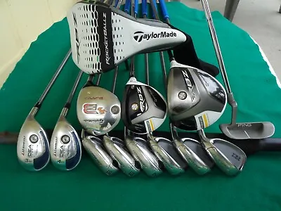 Taylormade Adams Irons Driver Woods Hybrids Putter Complete Golf Club Set R.H.** • $479