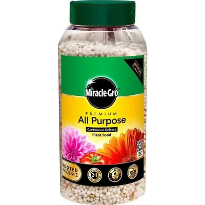 Miracle-Gro Premium Fast Acting All Purpose Continuous Release Plant Food 900g • £9.19