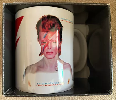 DAVID BOWIE ~ ALADDIN SANE ~ MUG ~ NEW BOXED South Bank Exhibition • £15