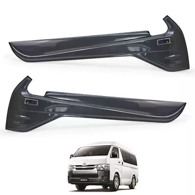 Line Window Sill Cover Front Trim Carbon Black Fits Toyota Hiace D4D 2005 2016 • $301.58