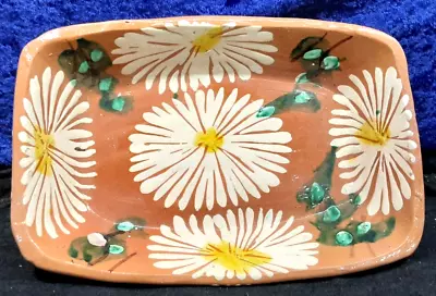 Vintage Mexican Red Clay Rectangular Bowl; Handcrafted; Ca 1950's; Mexico; EX • $7.95